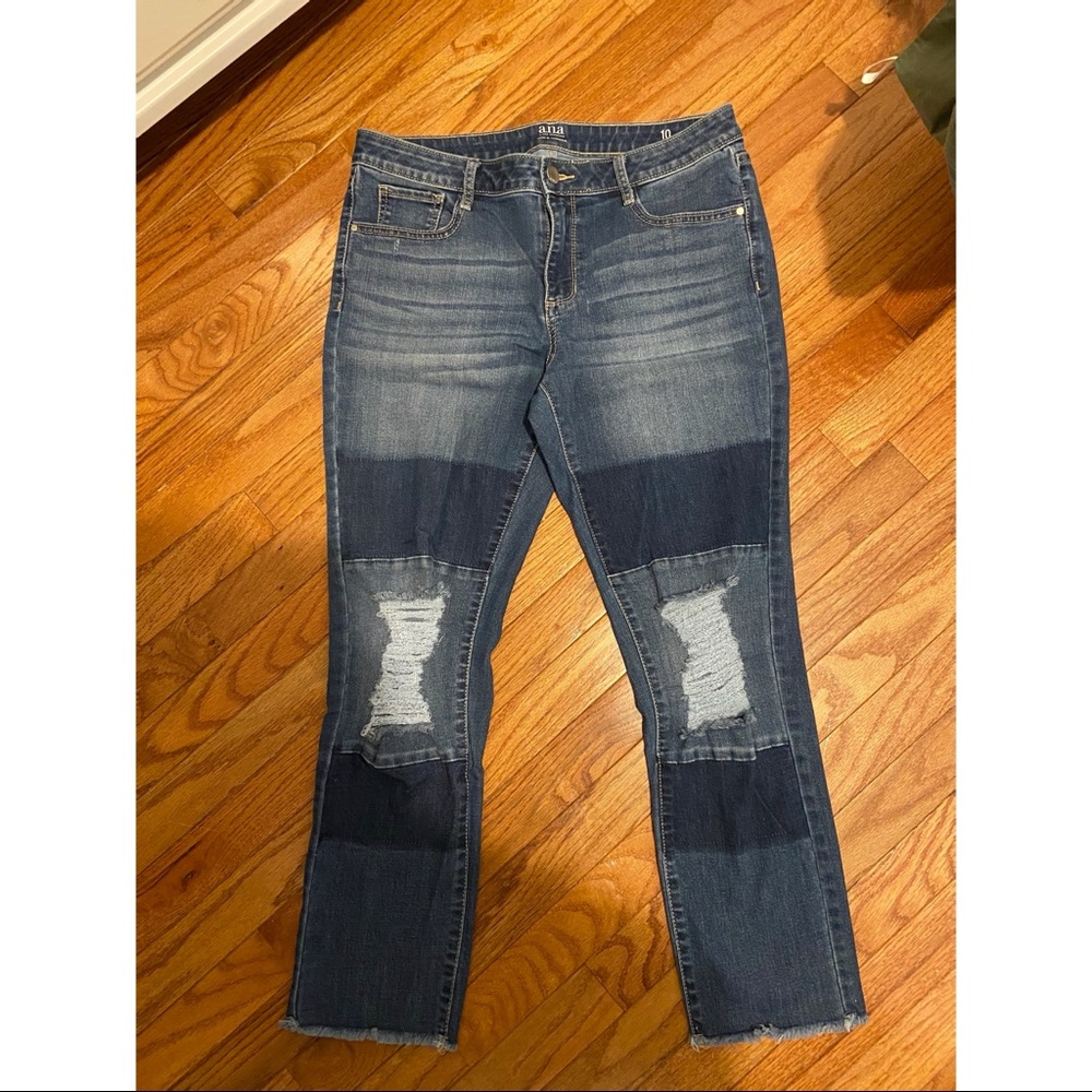 a.n.a. skinny ankle jeans